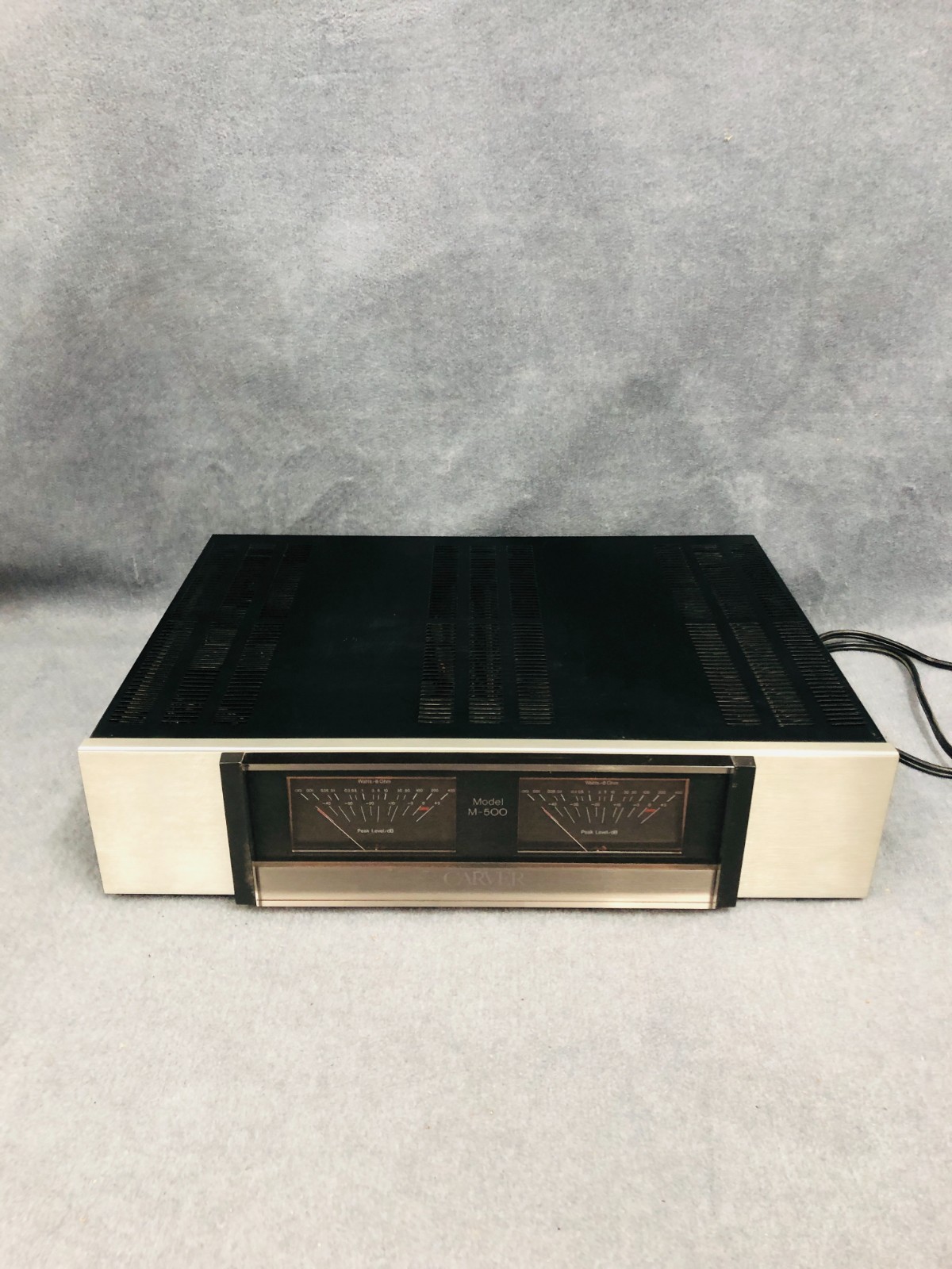 Vintage Carver M‑500 Magnetic Field Power Amplifier 1980s Japan Retro 