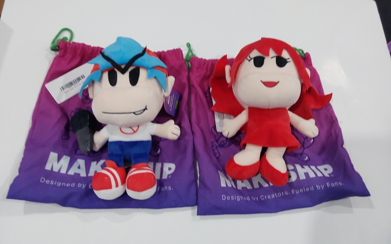 FNF Bootleg Plush - Official Makeship Plush - Set Of 2 ; Created By ninjamufin99 FNF Bootleg Plush - Official Makeship Plush - Set Of 2 ; Created By ninjamufin99