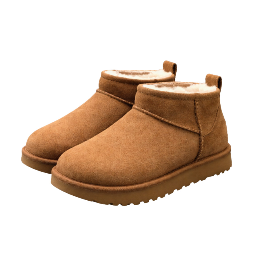 New Authentic UGG Classic Ultra Mini 1116109 Women's Treadlite Boots Chestnut