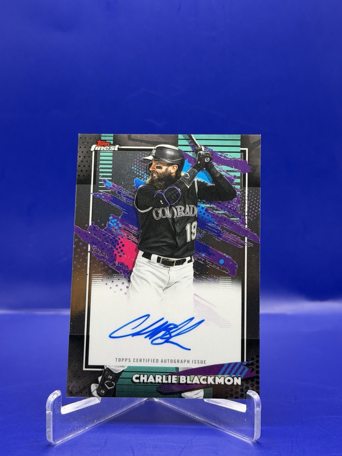 2026 Topps Finest - Finest Autographs Charlie Blackmon #FA-CBL (AU) 2026 Topps Finest - Finest Autographs Charlie Blackmon #FA-CBL (AU)