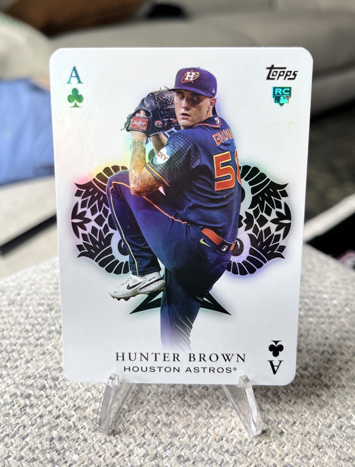 Topps 2023 Update Series All Aces Hunter Brown #AA-56 Rookie Houston Astros Topps 2023 Update Series All Aces Hunter Brown #AA-56 Rookie Houston Astros
