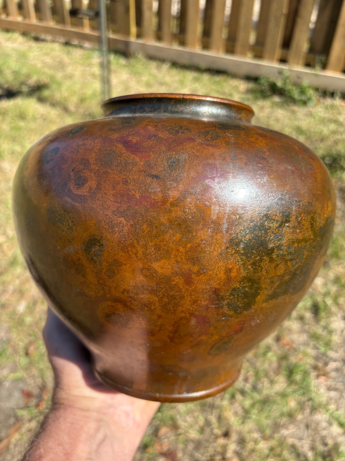 Superb signed Japanese Bronze Vase Showa likely Hannya Foundry Superb signed Japanese Bronze Vase Showa likely Hannya Foundry