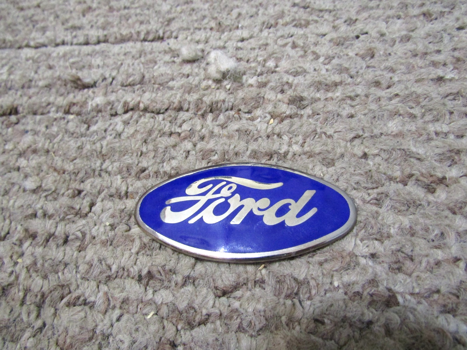 1920 - 30s Ford Radiator Grill Emblem Original Enamel Trim Ornament Restored 1920 - 30s Ford Radiator Grill Emblem Original Enamel Trim Ornament Restored