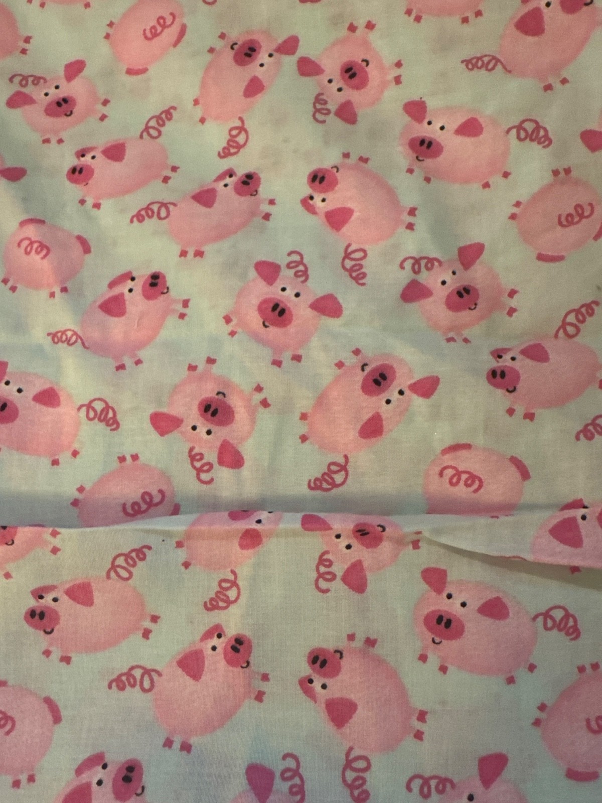 Tina Scrap Pig Farm Animals Baby Pink Oink Blue Quilt Fabric 100% cotton 9 Tina Scrap Pig Farm Animals Baby Pink Oink Blue Quilt Fabric 100% cotton 9