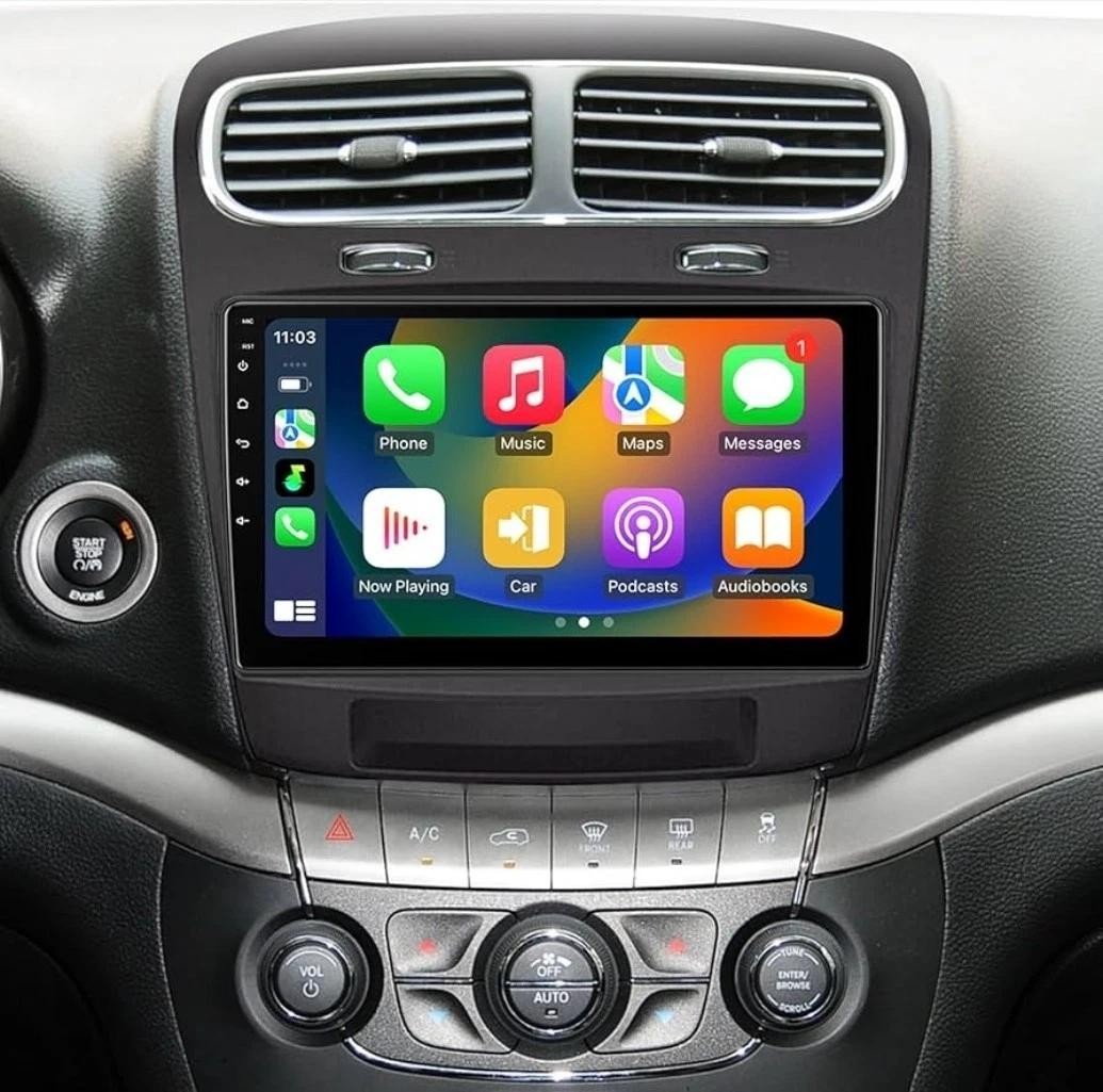 For 2012-2019 Dodge Journey Car Stereo Radio GPS Navi Android 15 Apple Carplay