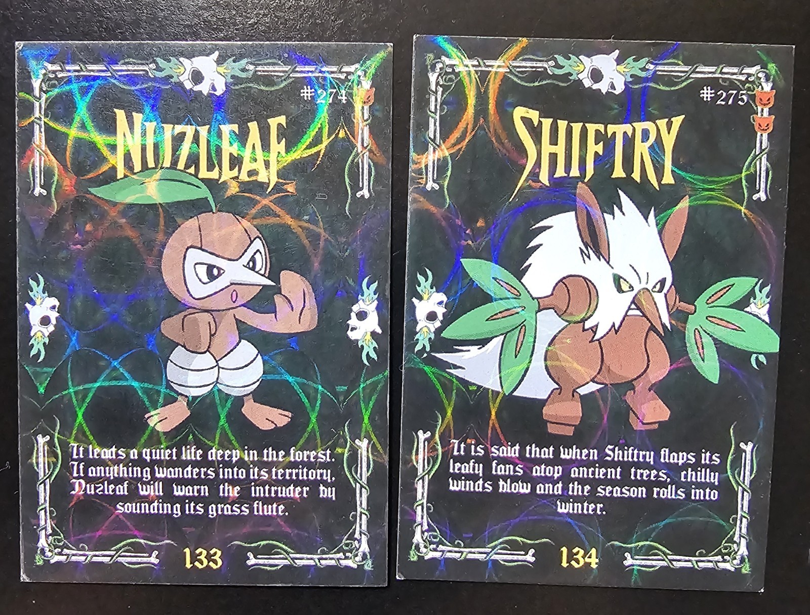 NUZLEAF X SHIFTRY LOT - POKEMON PRISMA HALLOWEEN RARE CCG HOLO NUZLEAF X SHIFTRY LOT - POKEMON PRISMA HALLOWEEN RARE CCG HOLO