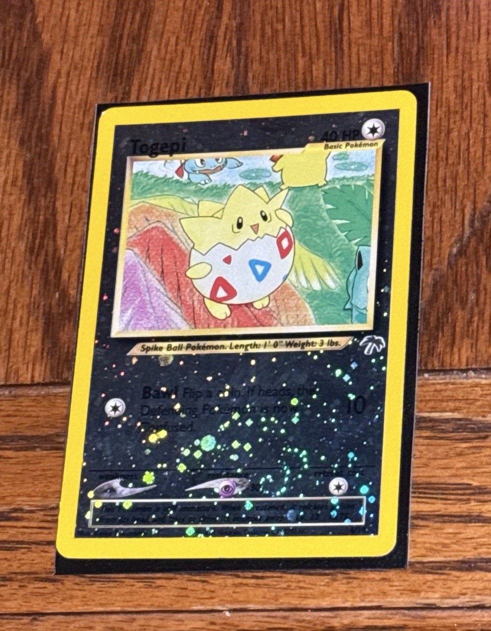 Togepi Southern Islands Reverse Holo WITH Double / Infinity SWIRL? Togepi Southern Islands Reverse Holo WITH Double / Infinity SWIRL?