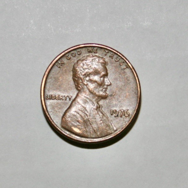 1976 Lincoln Penny Bicentennial No Mint Mark RARE