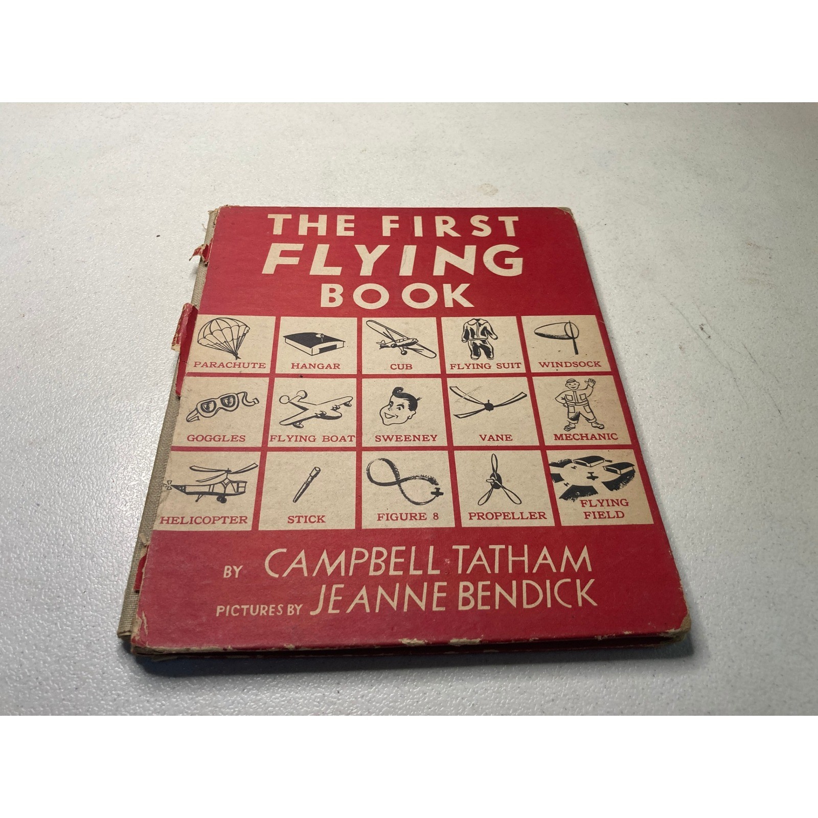Vintage 1944 The First Flying Book Campbell Tatham Jeanne Bendick Aviation Rebus Vintage 1944 The First Flying Book Campbell Tatham Jeanne Bendick Aviation Rebus