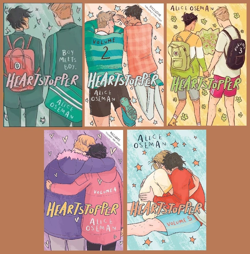 Heartstopper Volume 1-5 By Alice Oseman Paperback .. Heartstopper Volume 1-5 By Alice Oseman Paperback ..