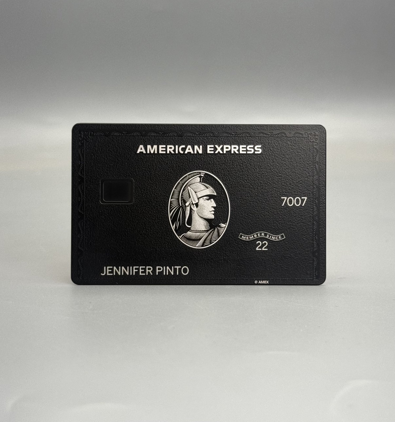 Customized American Express Black Centurion 1:1 - Custom AMEX Metal Card