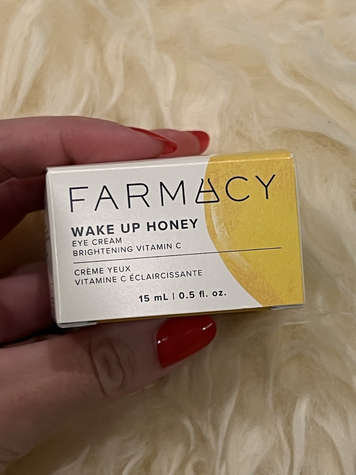 Farmacy Wake Up Honey Eye Cream - Brightening Vitamin C - 0.5 Oz - Full Sz - NIB Farmacy Wake Up Honey Eye Cream - Brightening Vitamin C - 0.5 Oz - Full Sz - NIB