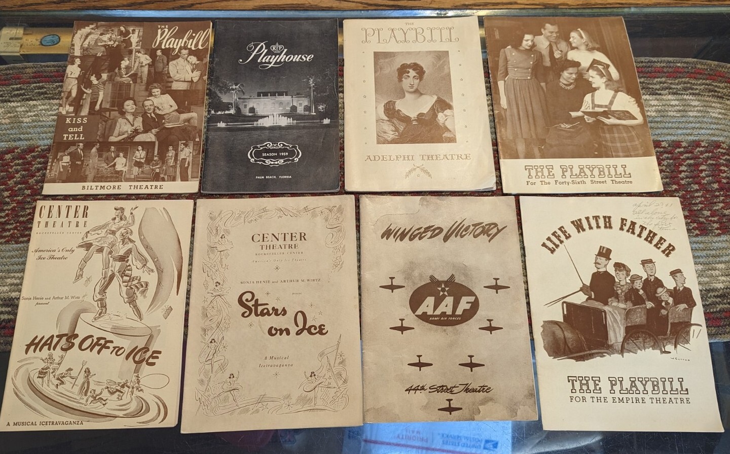 15 Vintage 1930s 40s 50s 60s Theatre Playbill Playbooks Very Neat & Interesting 15 Vintage 1930s 40s 50s 60s Theatre Playbill Playbooks Very Neat & Interesting
