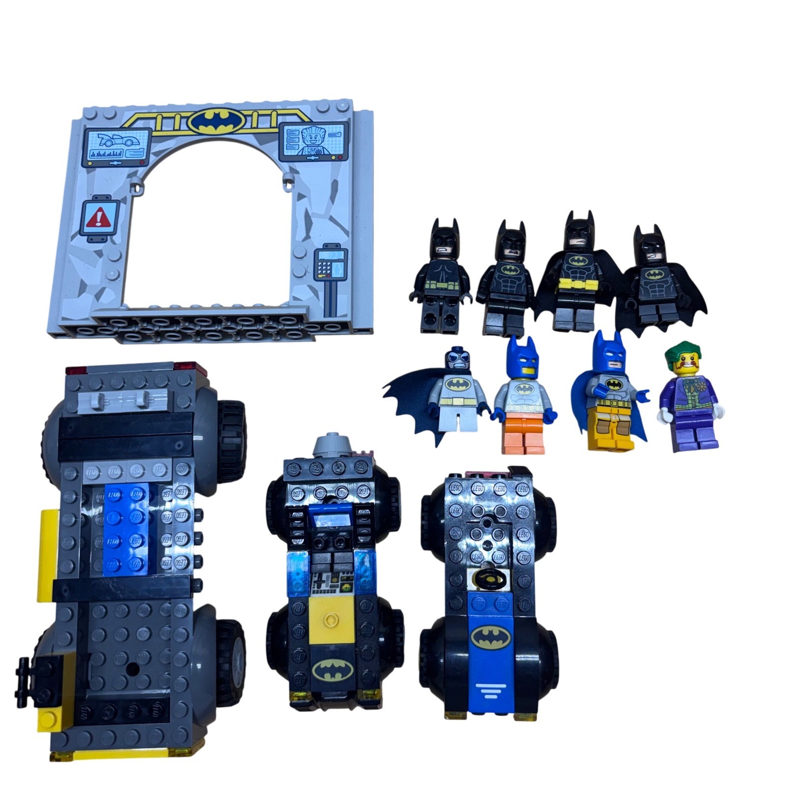 LEGO DC Super Heroes Batman Joker Minifigures & Vehicles Lot Kids Multicolor EX