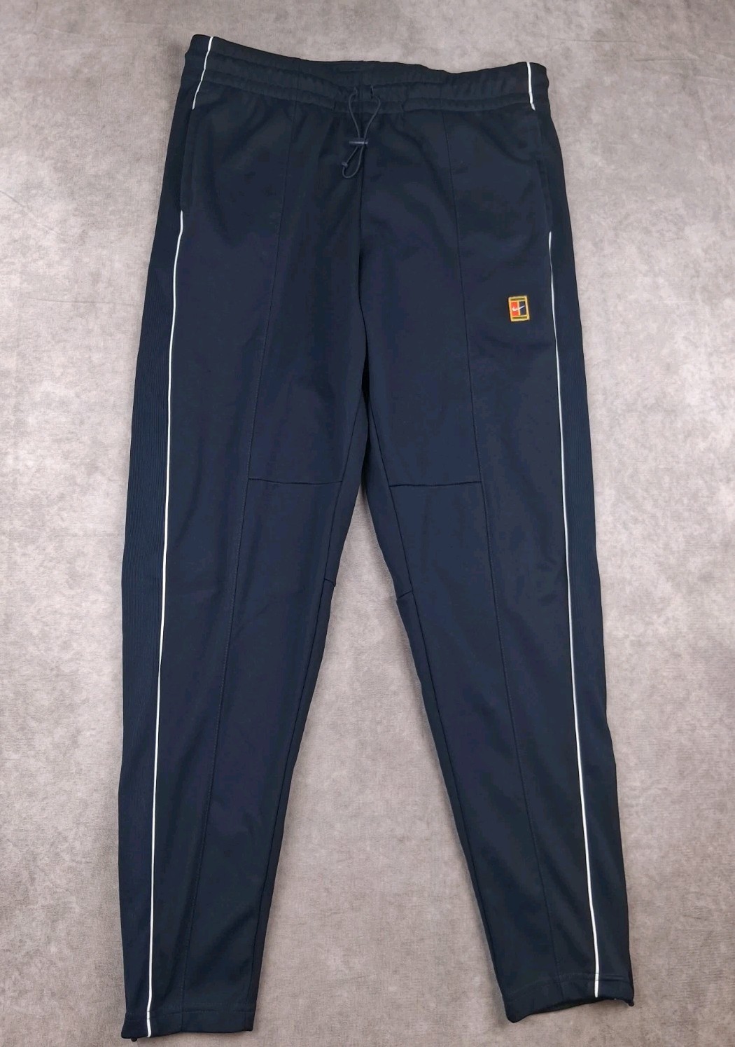 Vintage Nike Challenge Court Pants Mens Medium Navy Track Tennis Andre Agassi Vintage Nike Challenge Court Pants Mens Medium Navy Track Tennis Andre Agassi