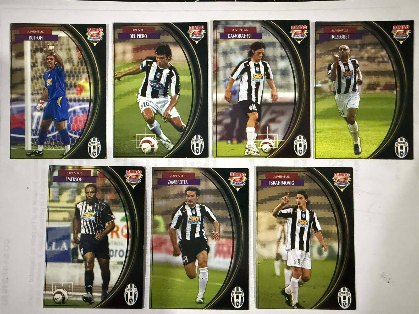 RARO BIMBO 2005 MEJORES ESTRELLAS DE LA UEFA JUVENTUS