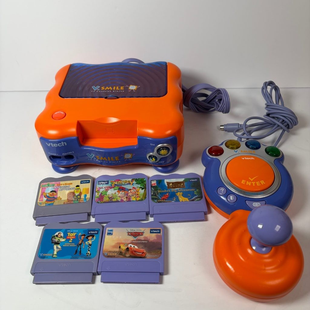 VTech V.Smile TV Learning System Console Bundle with Controller and 5 Games