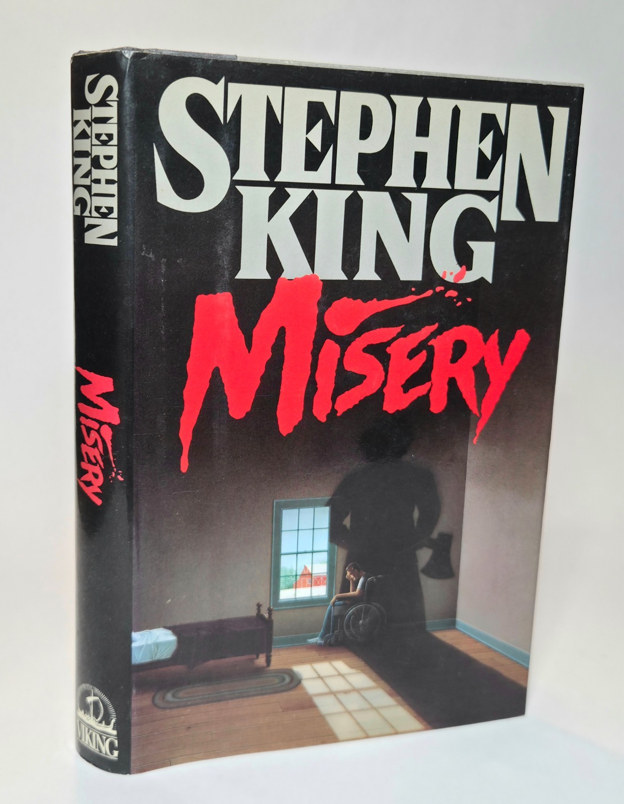 Misery Stephen King 1987 TRUE First Edition First HC$18.95 DJ Fine Cond Misery Stephen King 1987 TRUE First Edition First HC$18.95 DJ Fine Cond