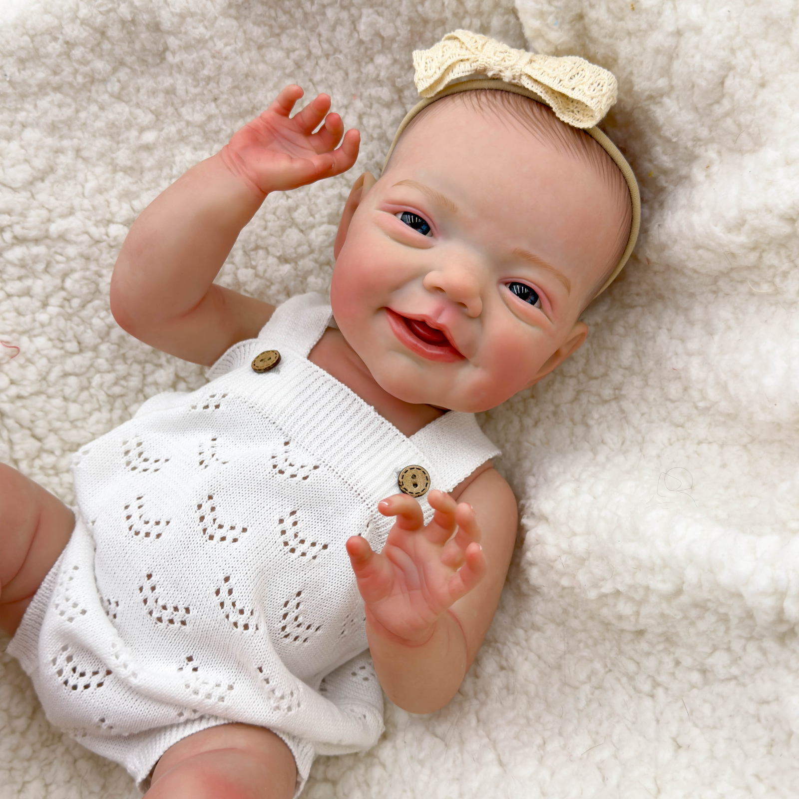 Sweet Reborn Baby Dolls 20in Full Vinyl Body Waterproof Realistic Newborn Gifts