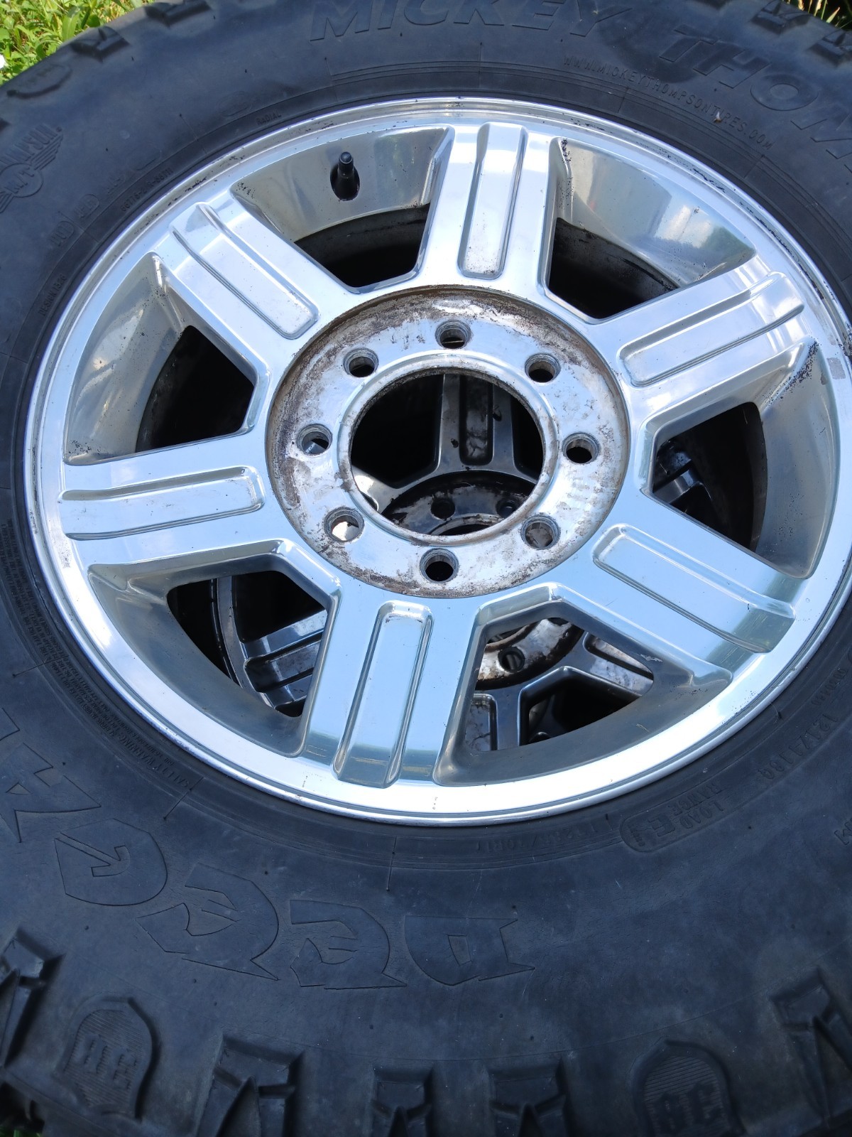 18.5 inch c4 Chrome wheels fitting Dodge 2500,  suitable for  off road tires 