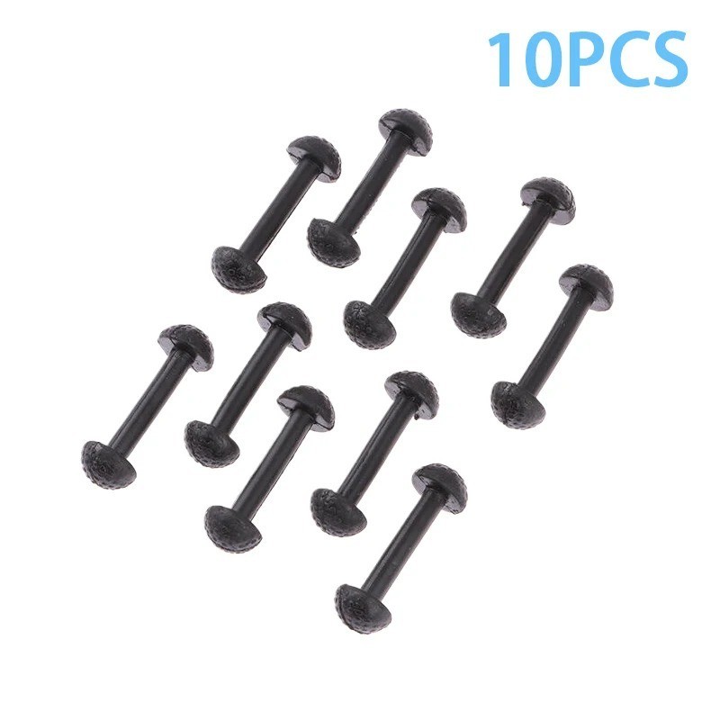 10 Units For Motu He-Man Leg Band Replacement Connectors Black Rubber Figure