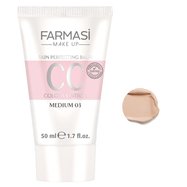 Farmasi CC Color Control Cream Foundation Cream 1.7 fl oz | 03 MEDIUM Farmasi CC Color Control Cream Foundation Cream 1.7 fl oz | 03 MEDIUM