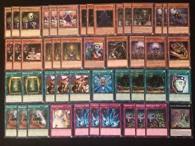 Yugioh Complete SKULL SERVANT DECK- ZOMBIE- WIGHTMARE- WIGHTPRIN **HOT** + Bonus