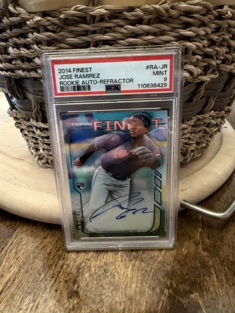 2014 Topps Finest - Rookie Autographs Jose Ramirez #RA-JR Refractor (AU, RC)