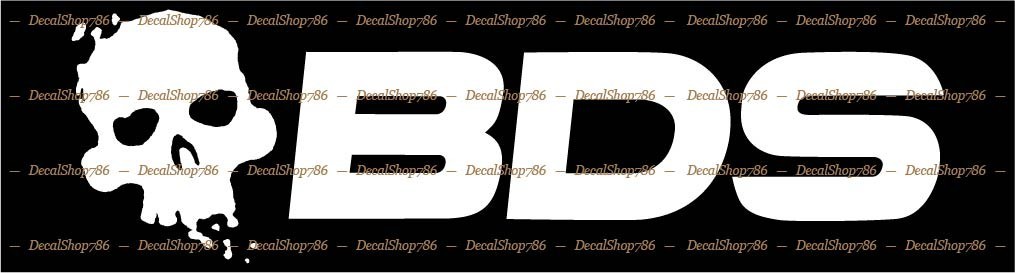 BDS Suspensions - Auto Sports - Car Vinyl Die-Cut Peel N' Stick Decal