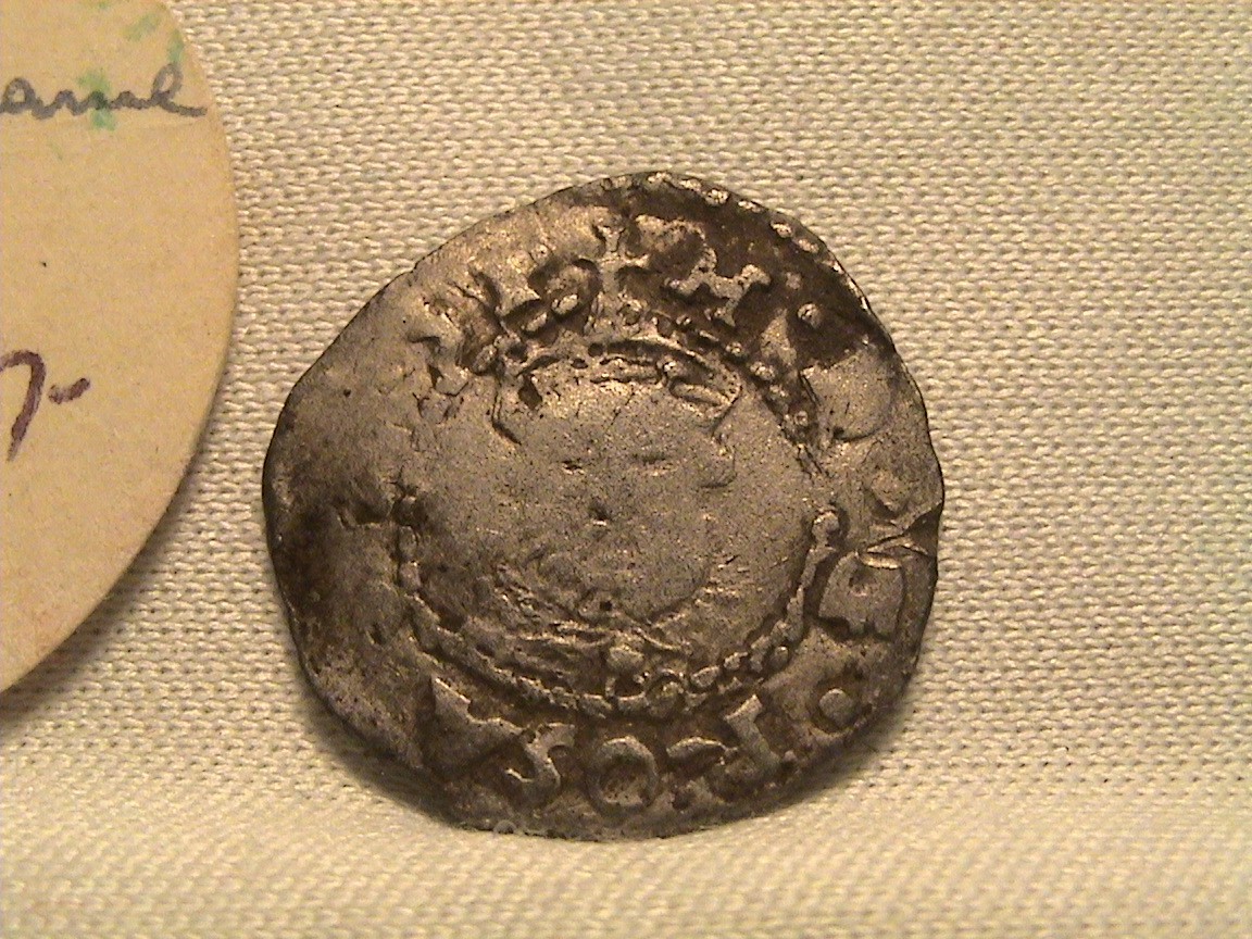 England King Edward VI in the name of Henry the VIII Silver coin England King Edward VI in the name of Henry the VIII Silver coin