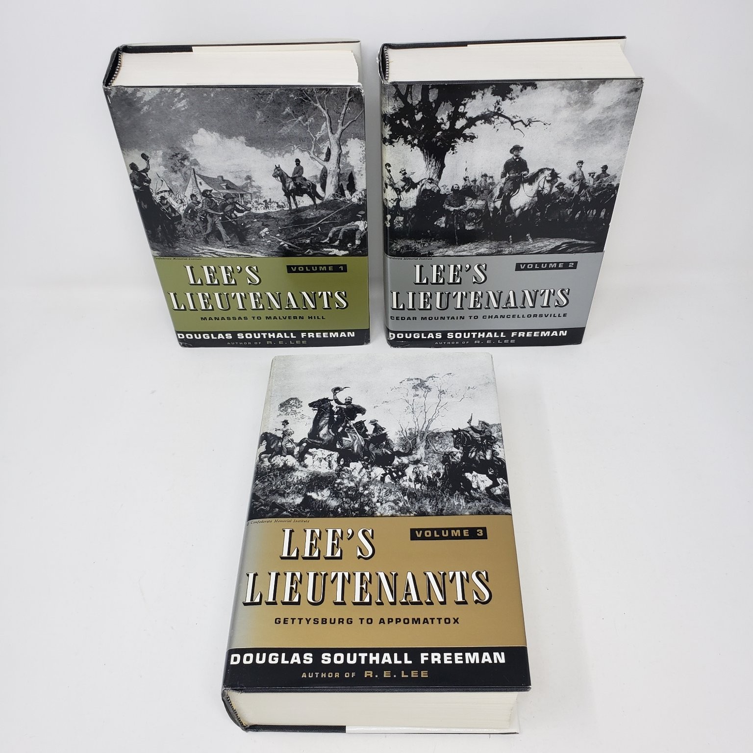 Lee's Lieutenants A Study in Command 3 Vol Set Douglas Southall Freeman Civil