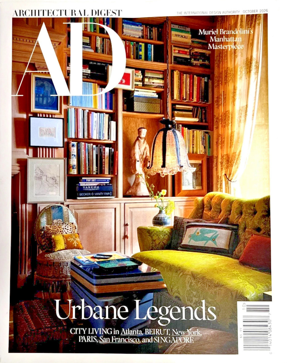 AD Architectural Digest Magazine Urbane Legends Manhattan Atlanta October 2026 AD Architectural Digest Magazine Urbane Legends Manhattan Atlanta October 2026