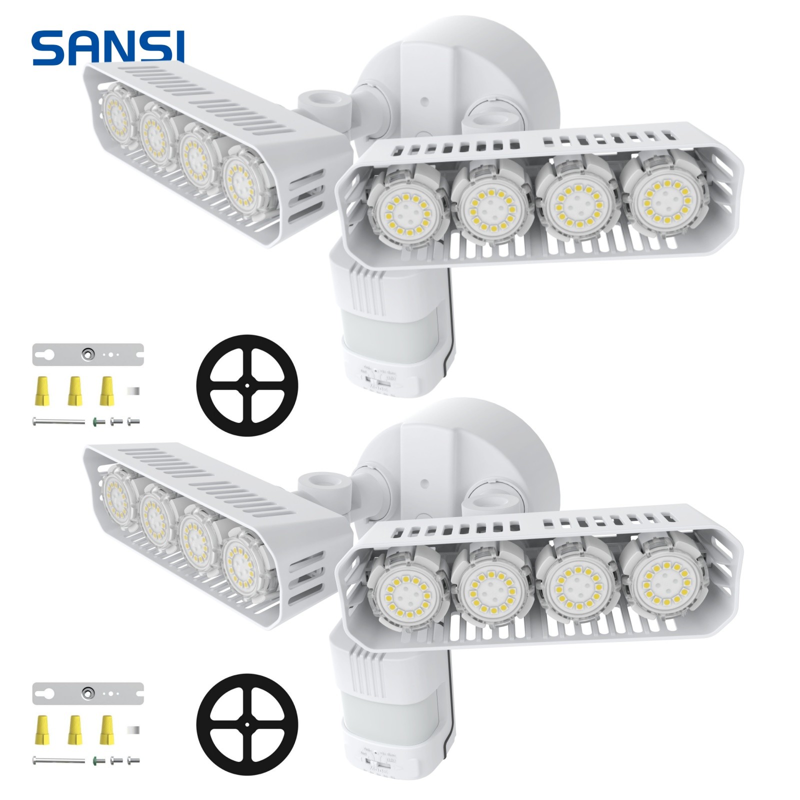 SANSI 2x LED Security Light Motion Sensor 7000LM IP65 Outdoor Wall Floodlight SANSI 2x LED Security Light Motion Sensor 7000LM IP65 Outdoor Wall Floodlight
