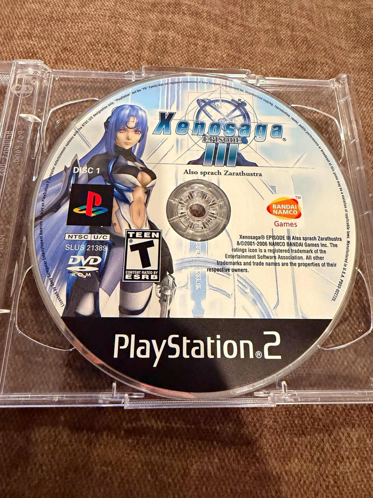 Bandai Namco Xenosaga Episode III PS2 NTSC-U/C (US/Canada) 2006 BOTH DISCS Bandai Namco Xenosaga Episode III PS2 NTSC-U/C (US/Canada) 2006 BOTH DISCS