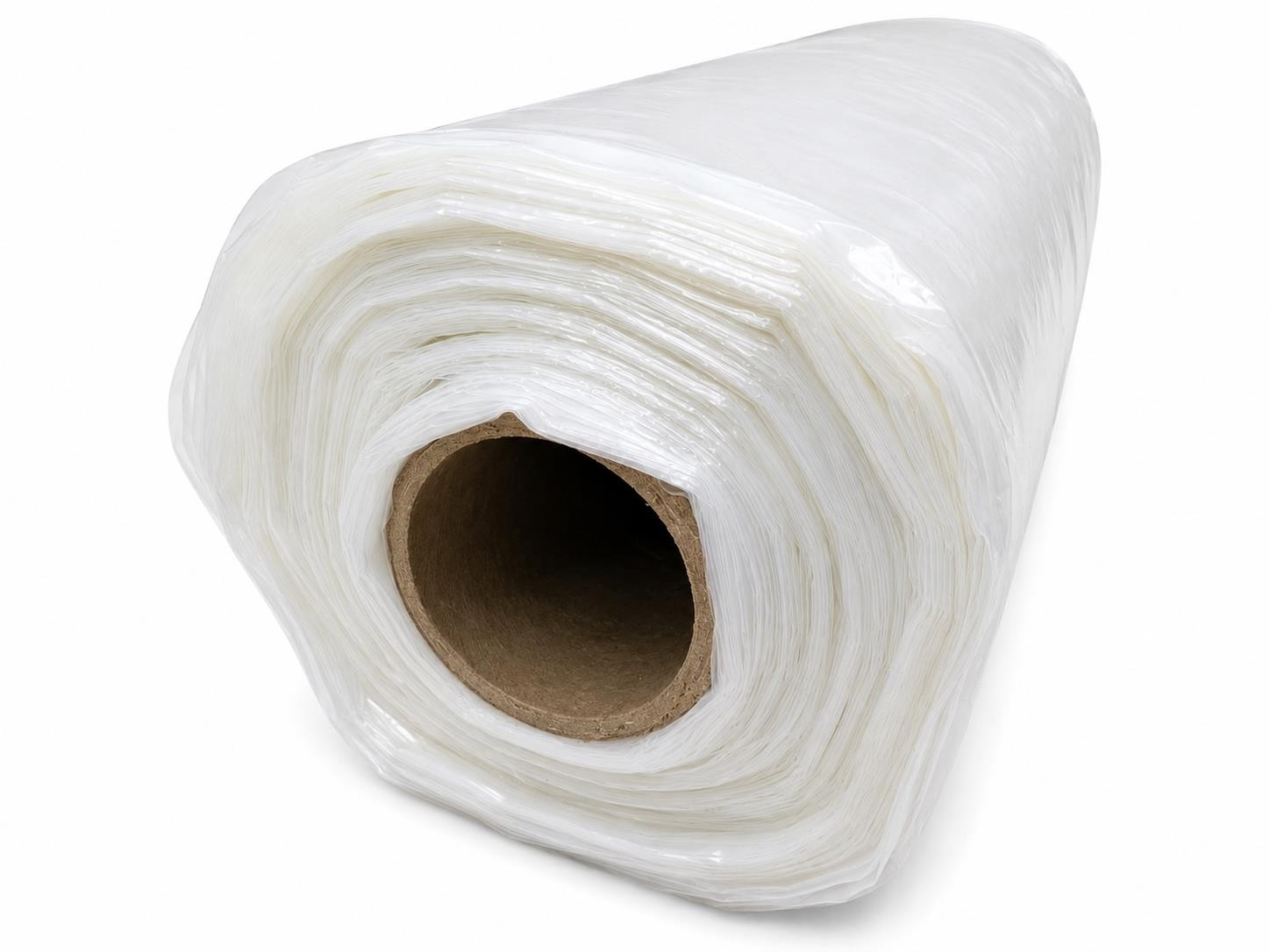 HBM Supply Clear Poly Sheeting 21\' x 100\' 4 Mil Plastic Construction Film