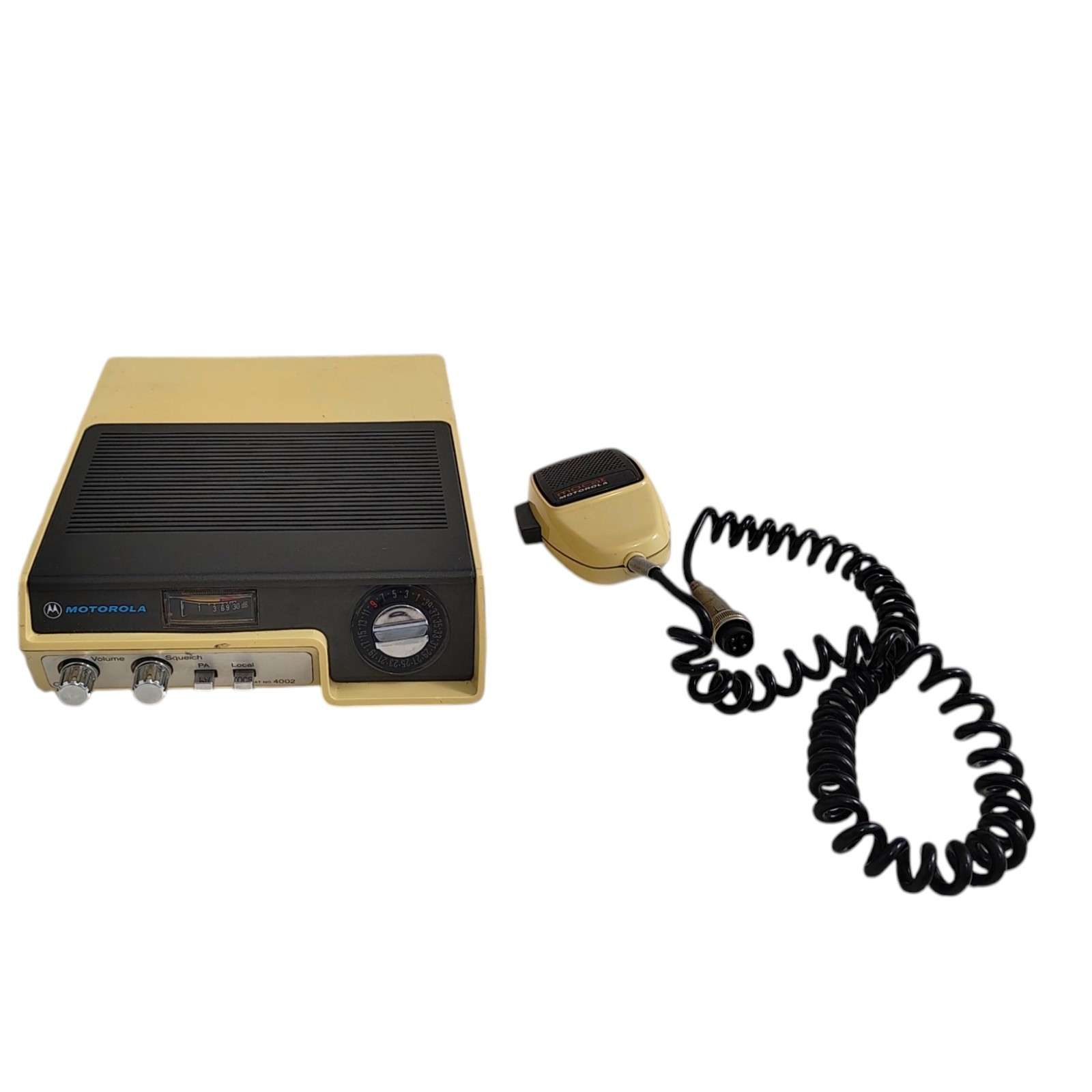 Motorola Mocat 40 CB Radio With Mic Model 4002 Vintage 