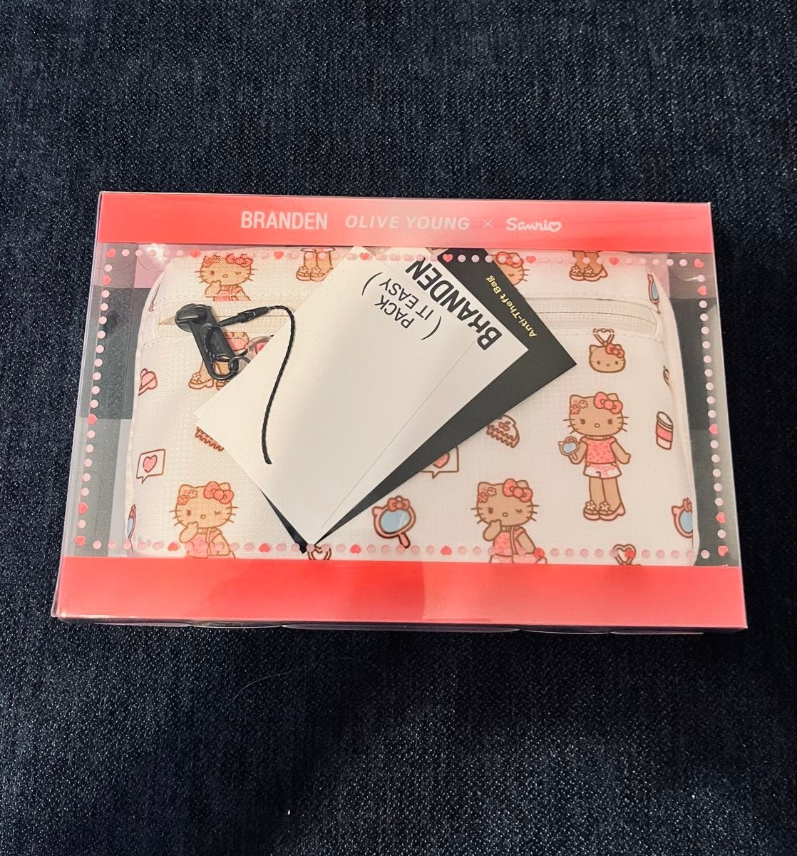 Branden x Hello Kitty Safe Plus Wallet Bag 2026 Korea Limited Olive Young Branden x Hello Kitty Safe Plus Wallet Bag 2026 Korea Limited Olive Young