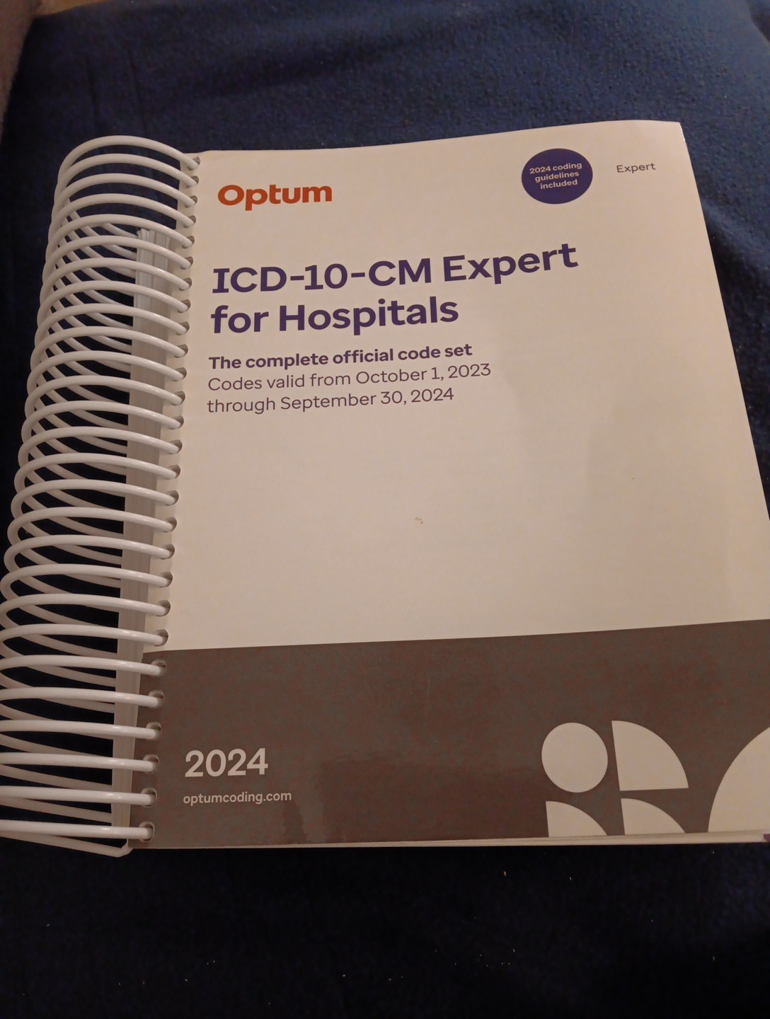 2024 ICD-10-CM Expert for Hospitals Official Code set-Optum-9781622548767 2024 ICD-10-CM Expert for Hospitals Official Code set-Optum-9781622548767