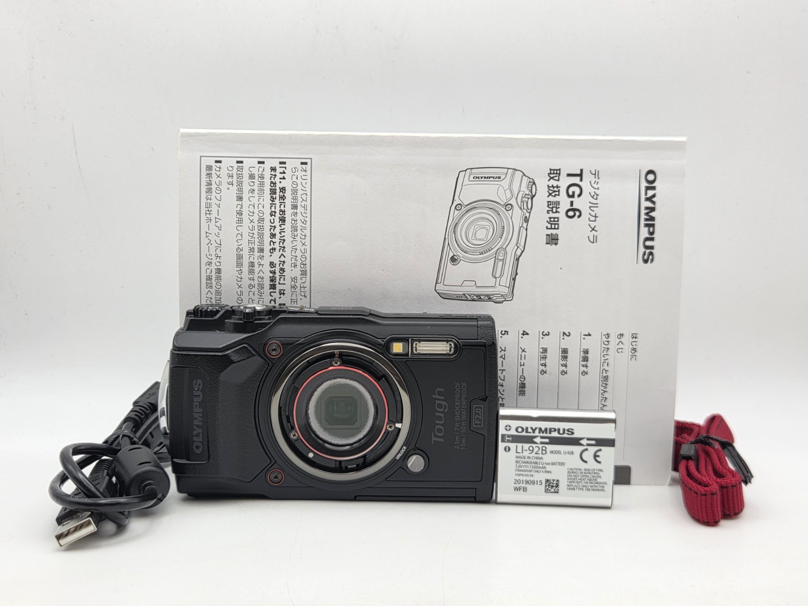 [ EXC.6+ ] OLYMPUS Tough TG-6 multilingual 4K Compact Digital Camera From Japan
