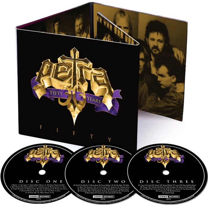 PETRA FIFTY (Anniversary Collection) 3-CD Disc Set, 50 Songs, Christian Rock