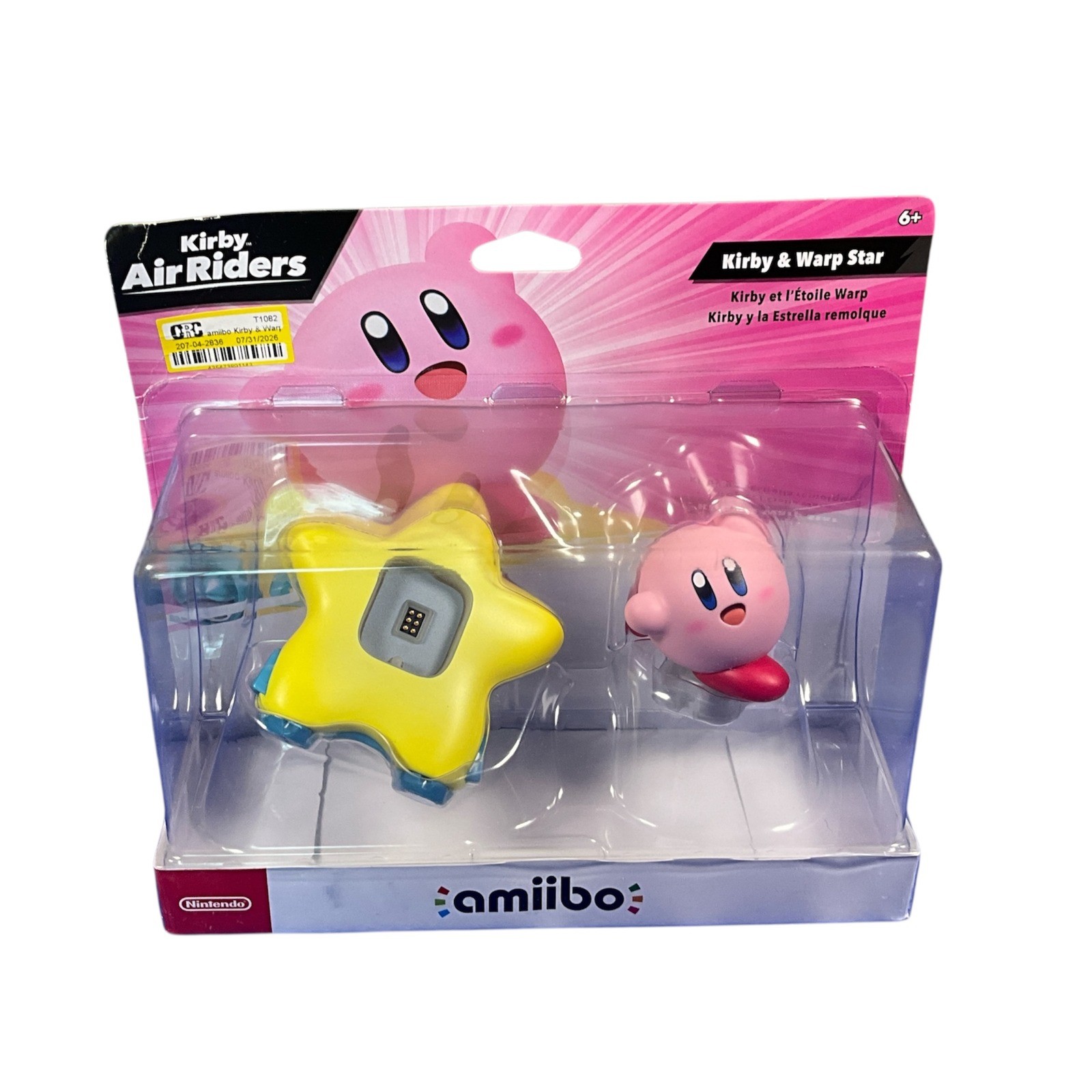 Nintendo Kirby & Warp Star amiibo Kirby Air Riders Figure New NIB NVL-003