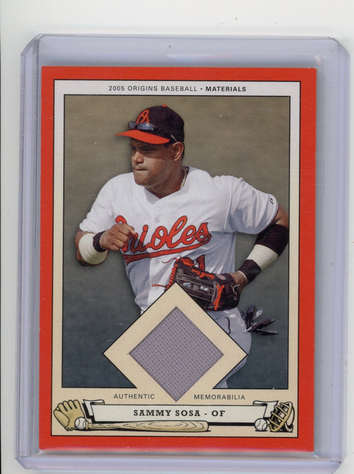 Sammy Sosa 2005 Origins Jersey Card #PB-SS Sammy Sosa 2005 Origins Jersey Card #PB-SS