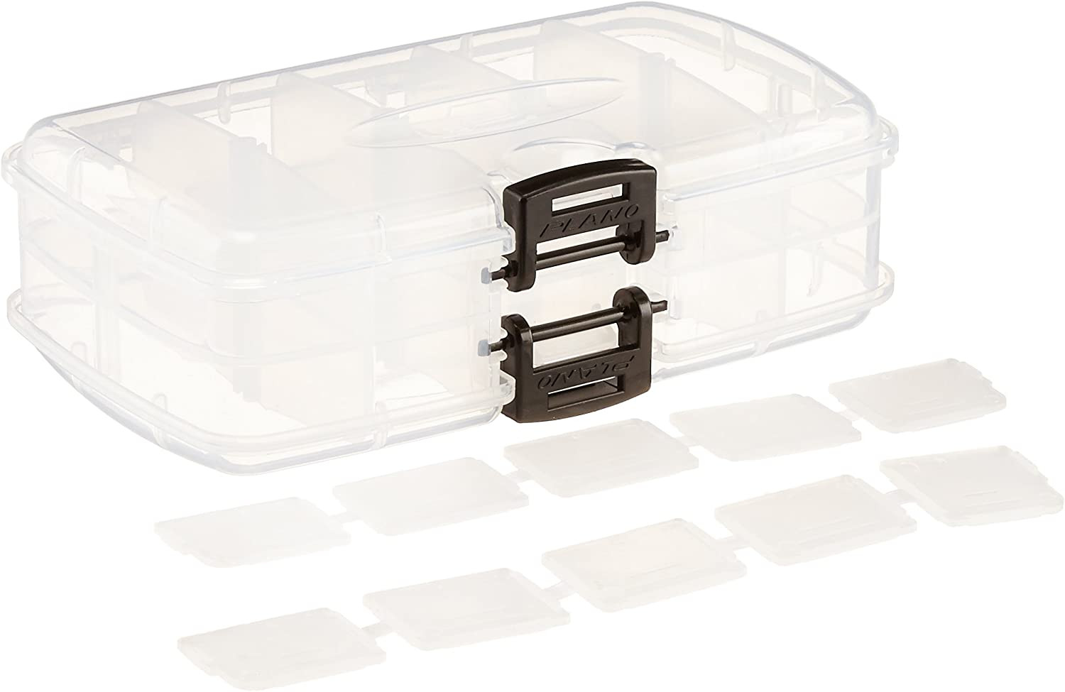 Plano Adjustable Double-Sided Stowaway Tackle Box Premium Tackle Storage Plano Adjustable Double-Sided Stowaway Tackle Box Premium Tackle Storage