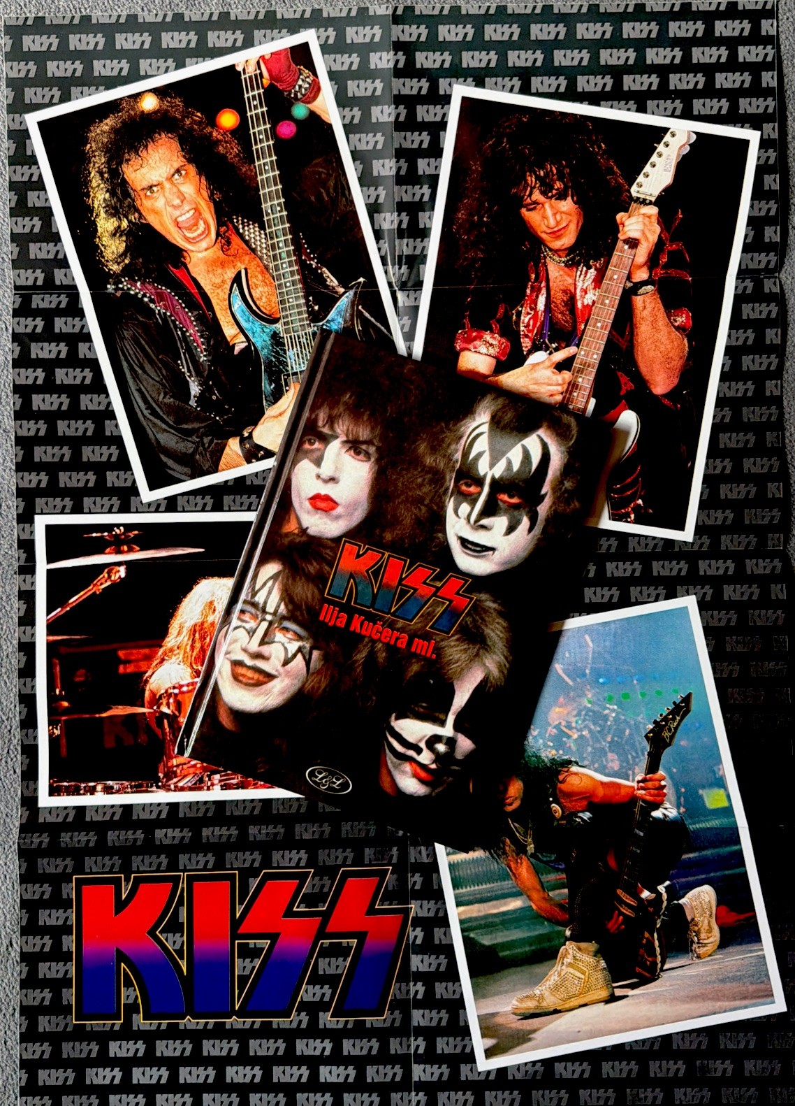 KISS (Vintage) - by ILJA KUCERA - CZECH LANGUAGE - With Poster KISS (Vintage) - by ILJA KUCERA - CZECH LANGUAGE - With Poster