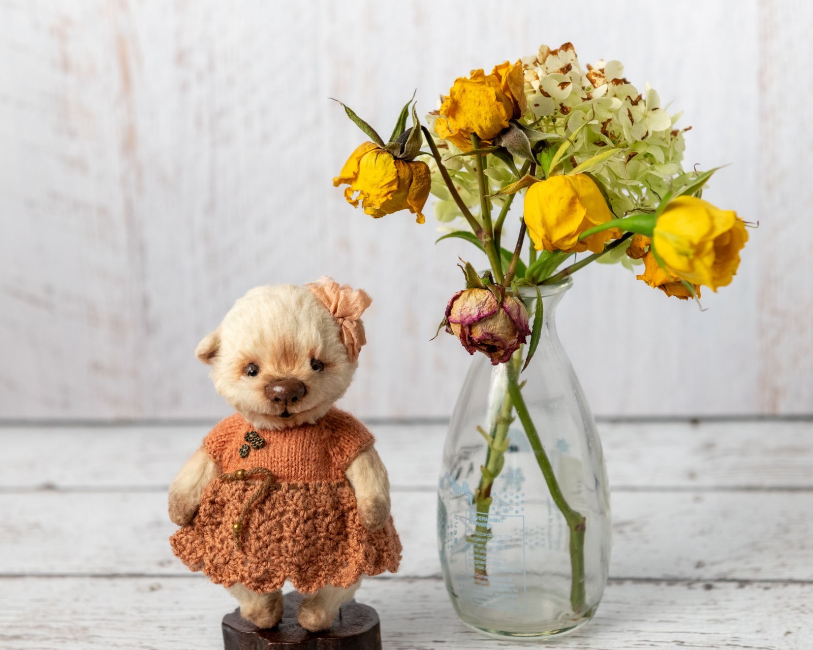 OOAK Artist Teddy Bear Tonya by Irina Shadrina Russian Artist 4.7