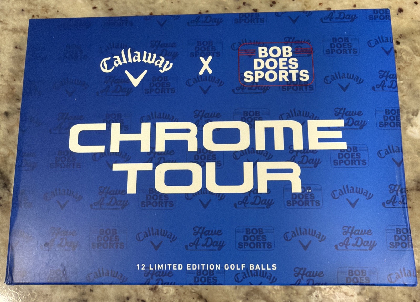 Very Rare Callaway Chrome Tour Bob Does Sports Limited Edition Balls 1 Dozen New
