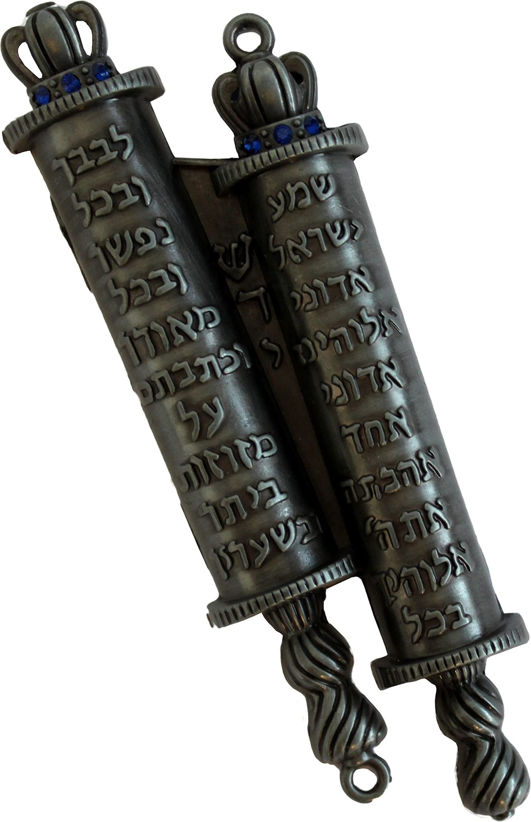 Holy Land Market Shma (hear O Israel) Metal Mezuzah (10 Cm Or 4 Inches) 5105 Holy Land Market Shma (hear O Israel) Metal Mezuzah (10 Cm Or 4 Inches) 5105