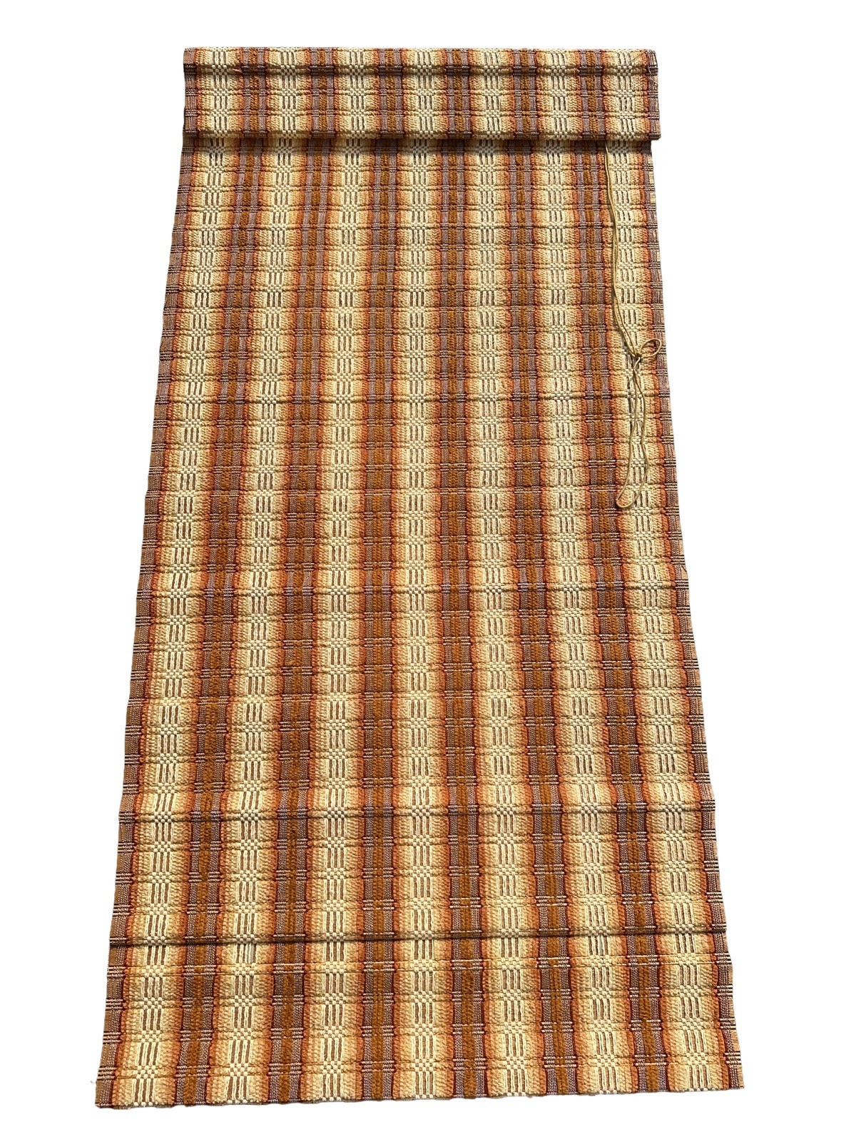 Del Mar Vintage MCM Wooden Woven Loom Crafted Window Shade Blind Roman 31x64 Del Mar Vintage MCM Wooden Woven Loom Crafted Window Shade Blind Roman 31x64
