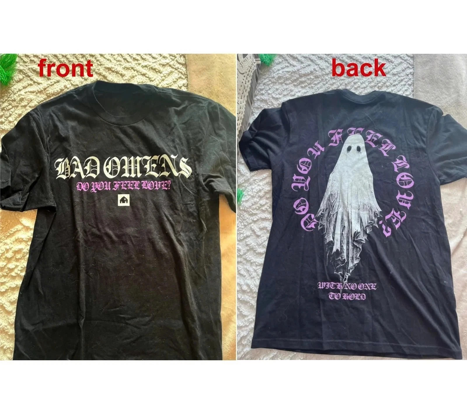 Bad Omens Ghost Shirt, Do You Feel Love 2026 North American Tour reprint T-Shirt
