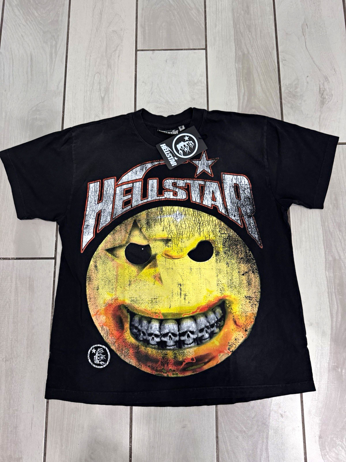 Hellstar Evil Smile Short Sleeve Tee L NWT